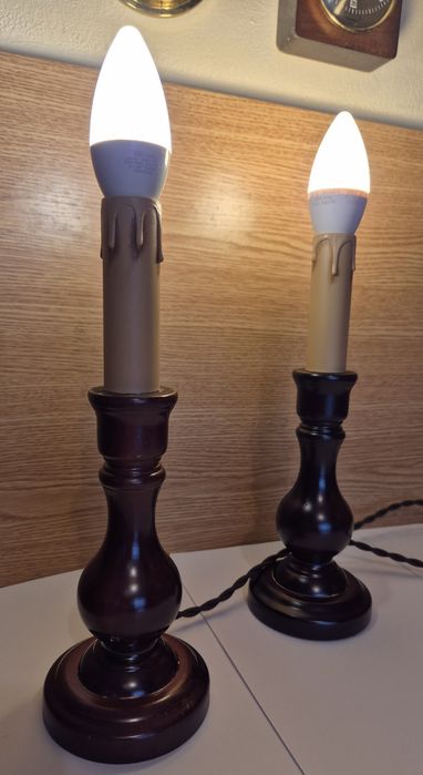 Set 2buc sfeșnice electrice tip lumânare perfect funcționale