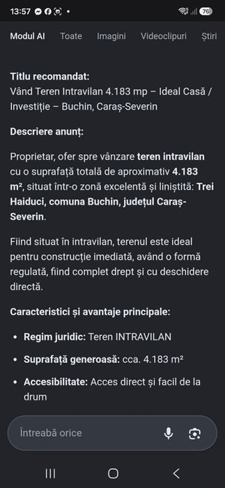 Teren De Vanzare Buchin Tel 00436765027380