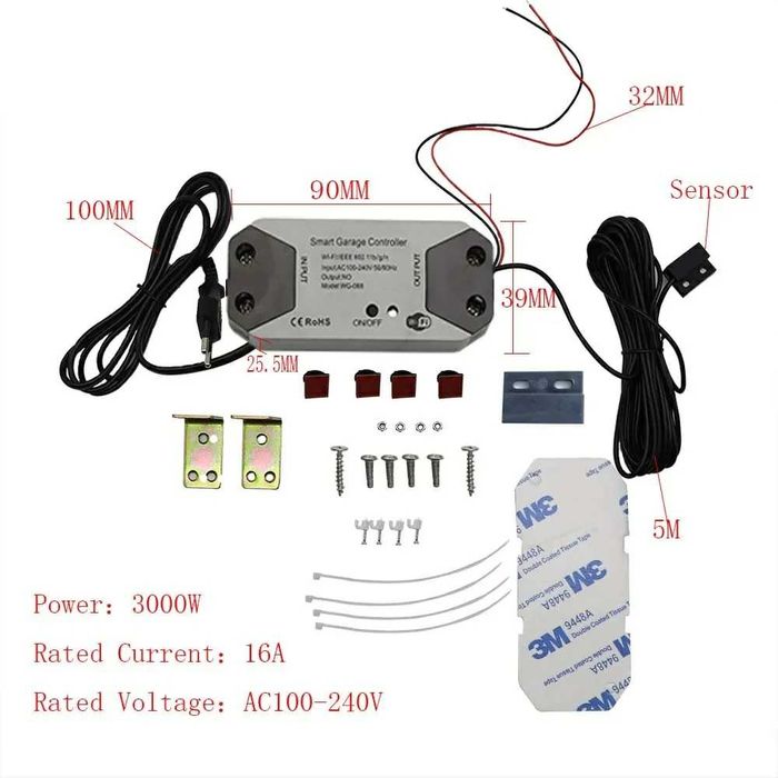 Modul releu deschidere porti din telefon automatizare poarta usi garaj