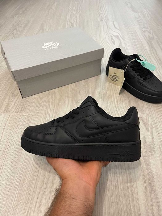 Air Force 1 Black 36-45- Verificare colet - Nou