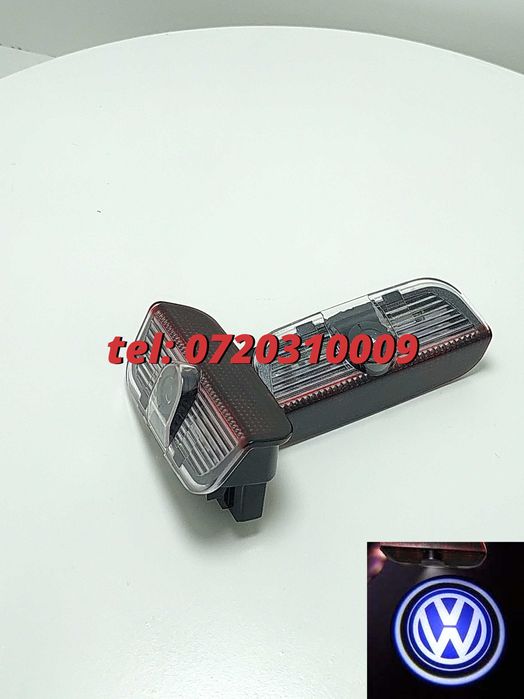 Set Proiectoare Portiere Led Logo Holograma Vw