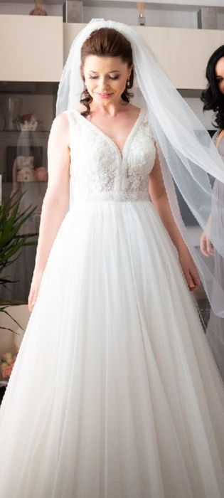 Rochie de mireasa Elegance cu trena