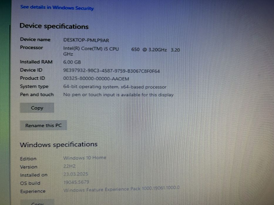 Vand pc ddr3 intel core i5