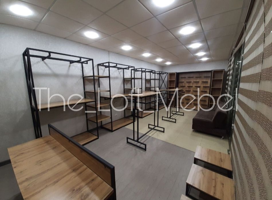 Вешалки для магазинов одежды в стиле ЛОФТ