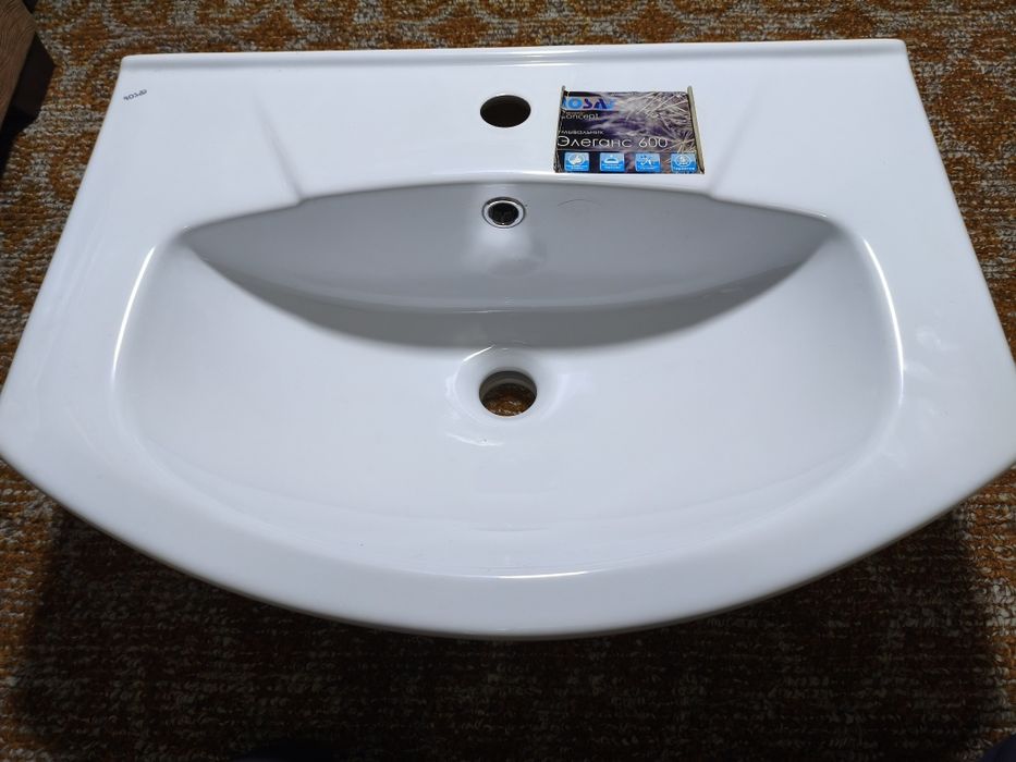 Новый умывальник (раковина) ROSA Элеганс 600 (60 см)