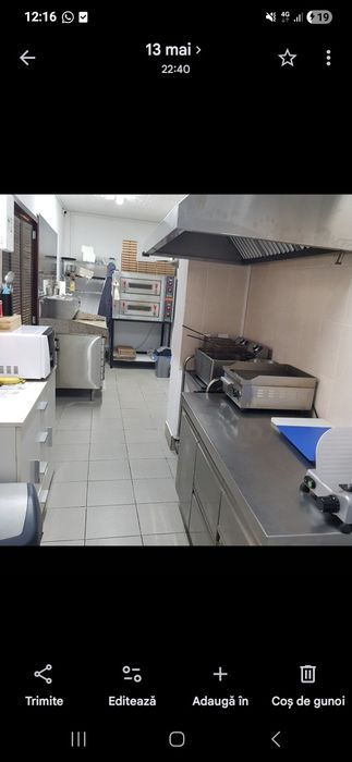 Hota profesionala  din inox  cu motor