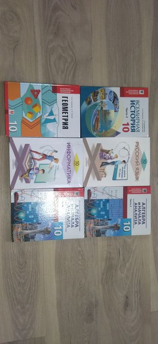 Учебники 10 класс емн