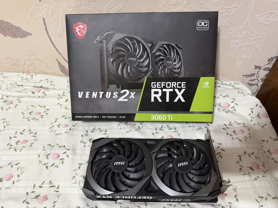 Продам видеокарту MSI RTX3060TI 8GB OC Edition