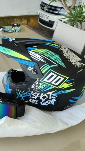 Casca Moto Marimi Copii si adulți Casca Moto Cross Enduro Atv Bicicleta Trotineta Off Road