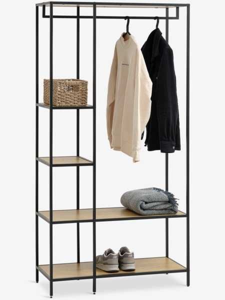 Портманто TRAPPEDAL цвят топъл дъб/черно