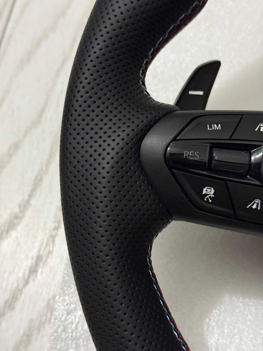 Volan BMW M Tesit /  Piele Nappa & Perforata / BMW F10, F20, F30, F01, F32, F06