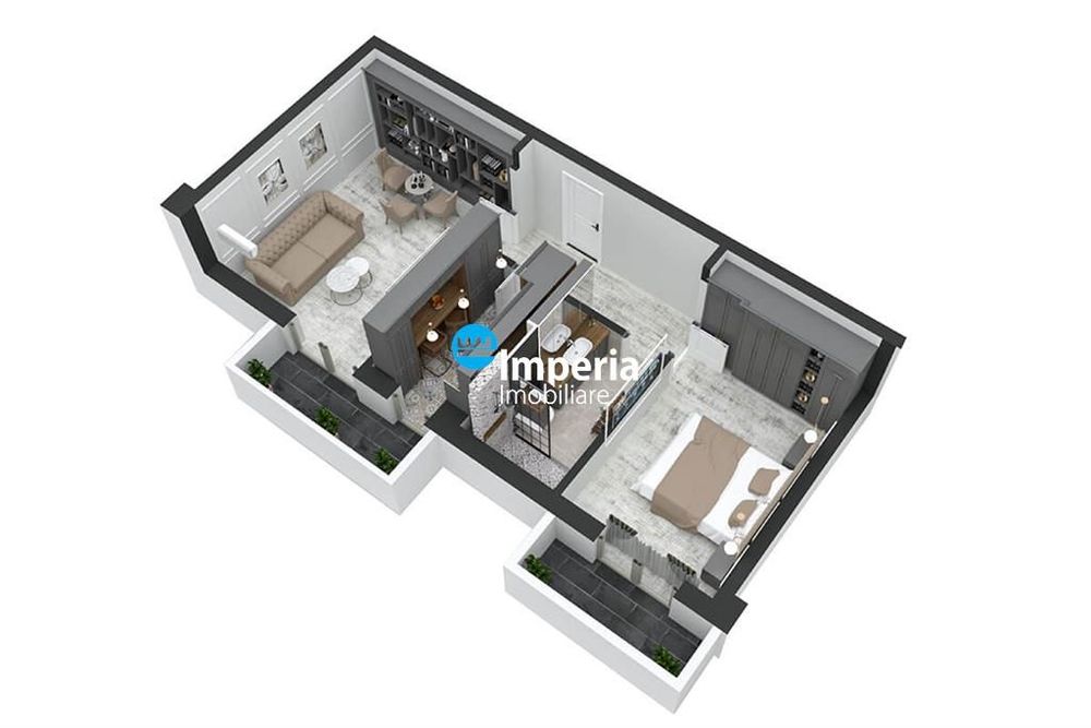Apartament de vanzare,2 camere decomandat, bloc nou, Pacurari Kaufland