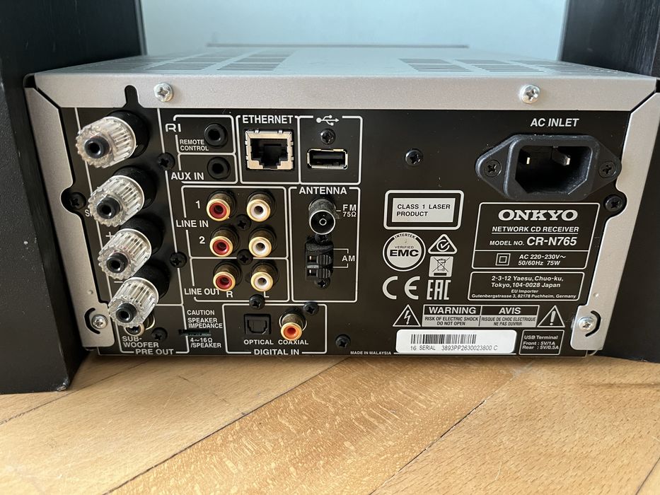 Onkyo CR-N765 hi-fi Network CD Receiver with