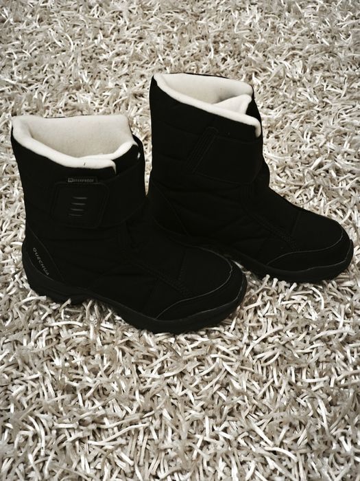 Ghete/Cizme iarnă/zăpadă impermeabile Quechua, copii mărimea 32