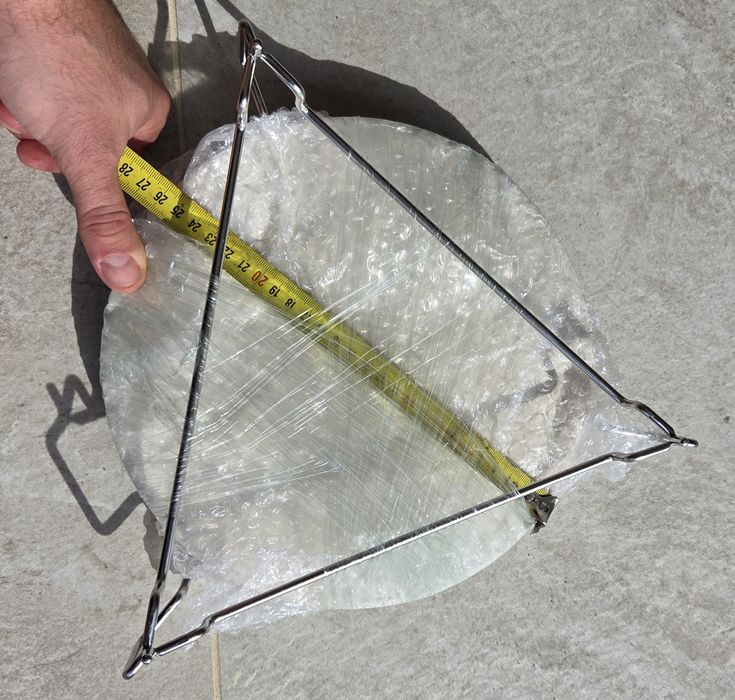 Piatra deflectoare cu suport pt Kamado 26cm noua