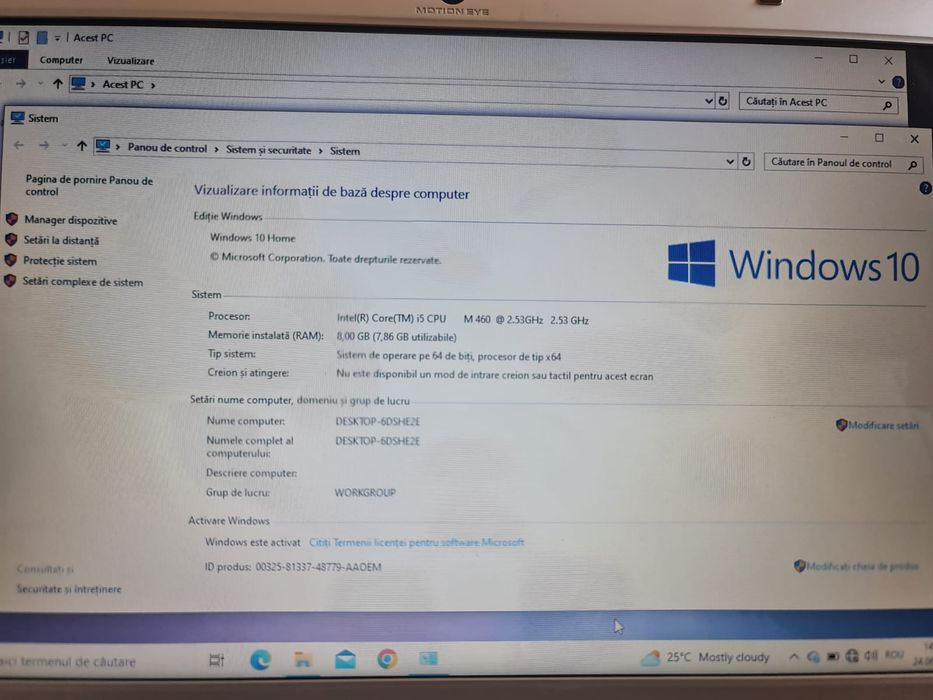 Vând laptop Sony vaio