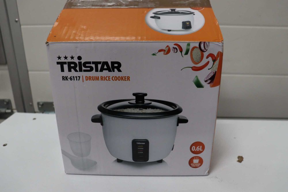 Оризоварка Tristar RK, защита от преваряване на сухо, 0.6л