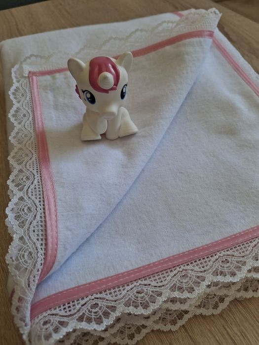 Луксозна бебешка бархетна двупластова пелена за новородено  100%памук