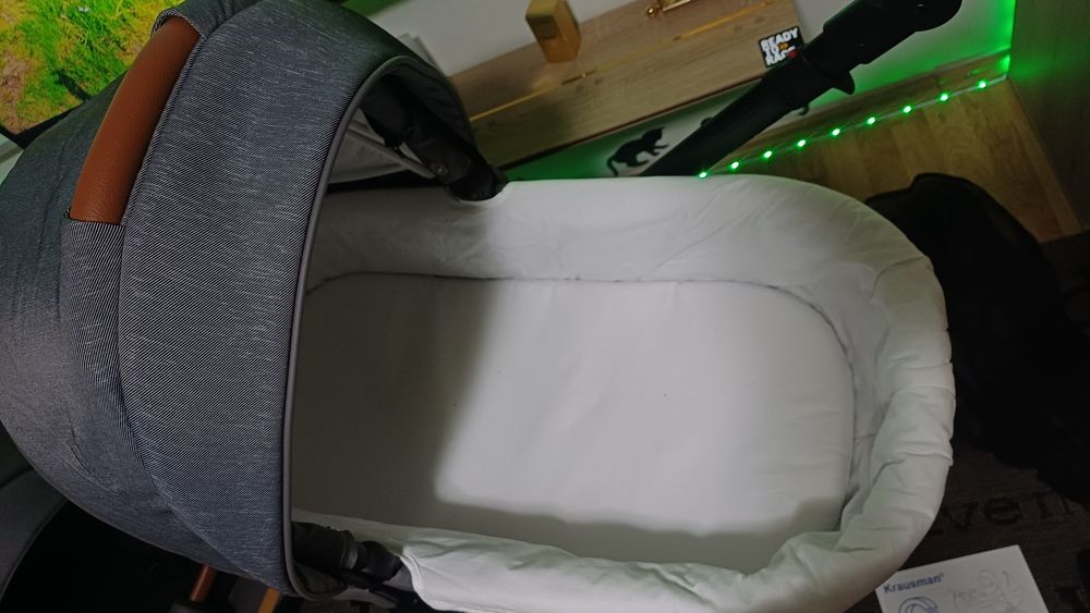 Cărucior/căruț copii 3 în 1 sport+landou+scaun auto.Krausman Nexxo Lux