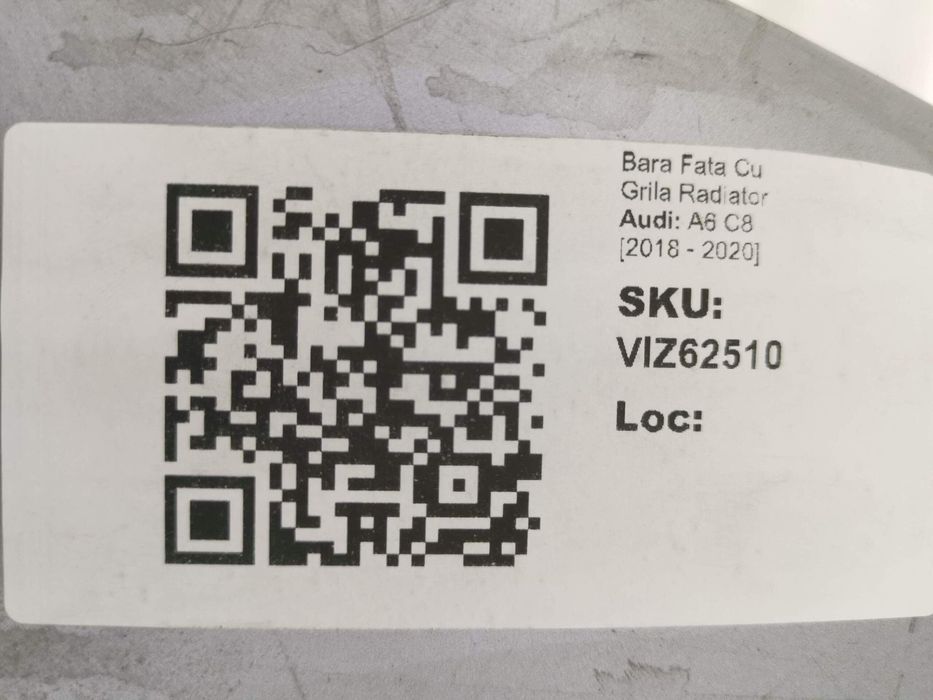 Ауди А6 Ц8 / Audi A6 C8 [ - ] Оригинална повредена предна броня с ради