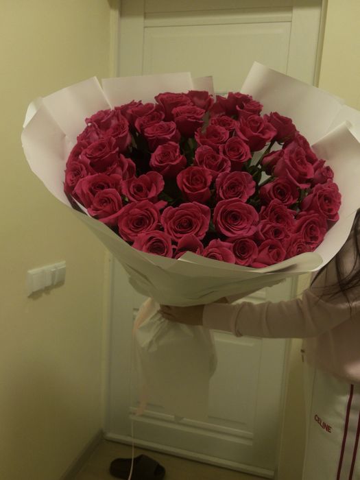 Цветы 51 штук розы