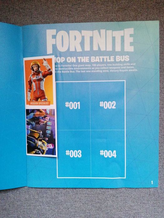 Album gol stickere Fortnite Ready to Jump +20 de pachete sigilate