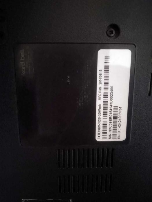 Packard Bell notebok