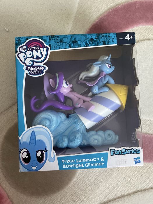 My little pony. Пони фигурка, Старлайт и Трикси. С коробкой (вскрытая)