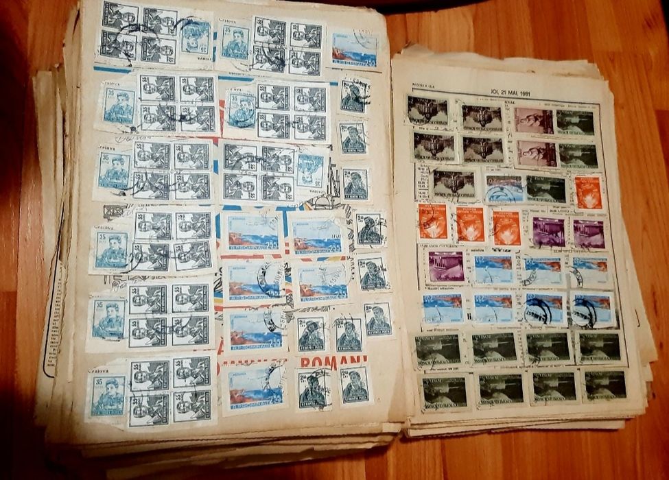Colecție timbre poștale foarte vechi,(UNICĂ ÎN ROMÂNIA)
