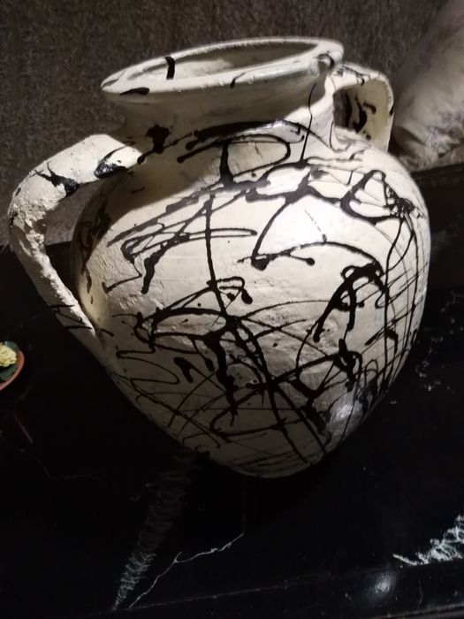 Гърне за украса рисувано