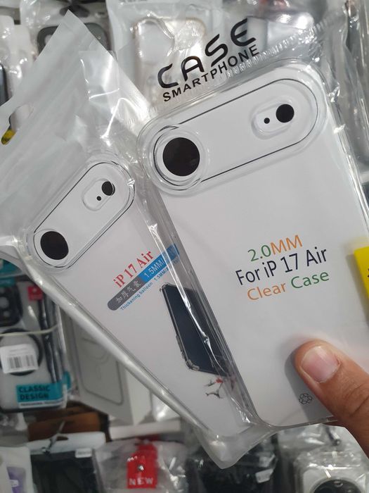 iPhone 17 , AIR , 17 Pro , 17 Pro Max  прозрачни силиконови гърбове