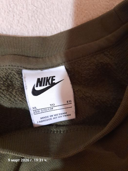 Блуза с дълъг ръкав nike