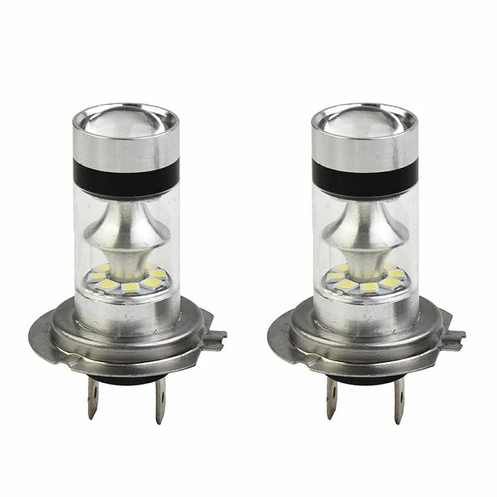 Set Două Becuri Led Qud H7 5000lumeni/6500K/50W