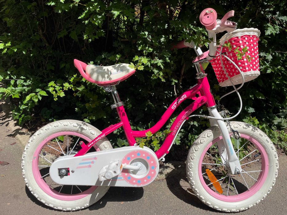 Bicicletă Copii / Fete ROYAL BABY STAR GIRL, Roți 14 inch - Stare Excelentă