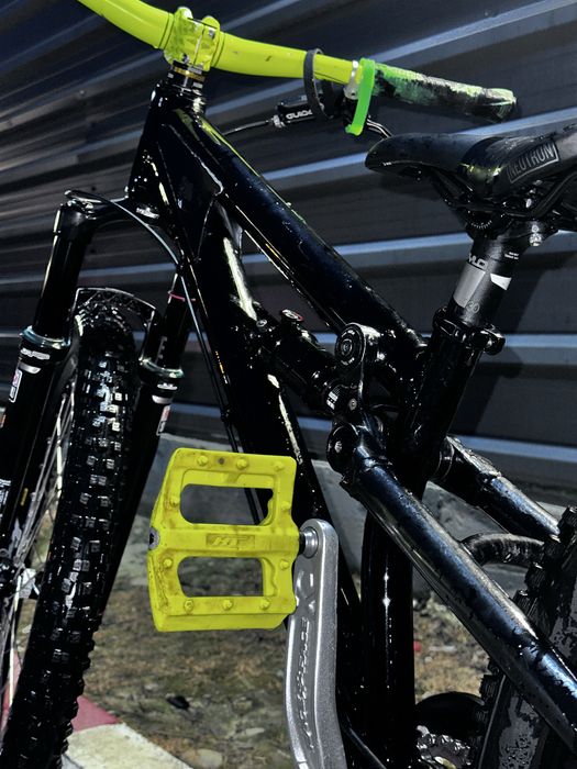 Bicicleta onooka ampak full suspension slope style dirt high-level!