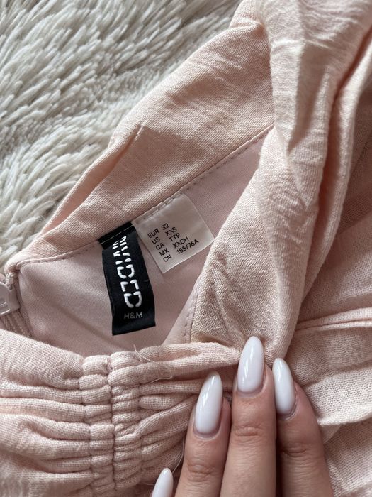 H&M Divided рокля, бледорозова
