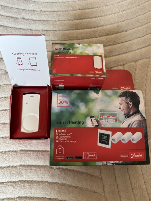 Термоглави за парно. Danfoss smart heating