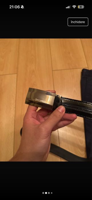 Pantaloni de stofa + curea