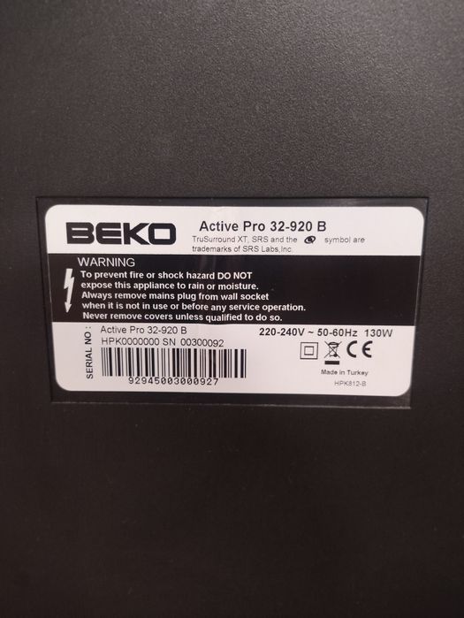 Телевизор BEKO Active Pro 32-920B