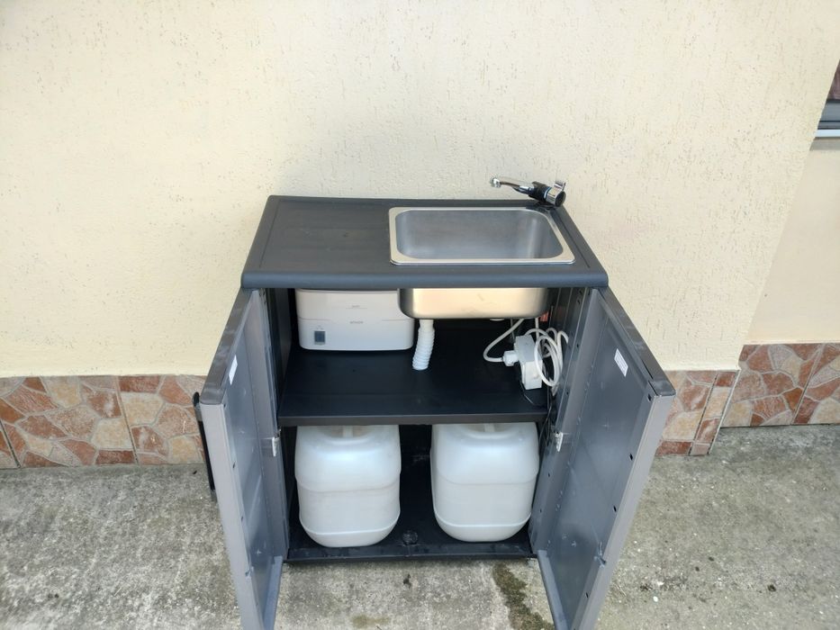 CHIUVETĂ MOBILĂ OUTDOOR | alimentare  apa rece si calda