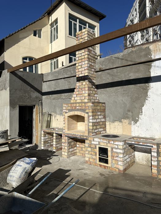 Летняя кухня мангал