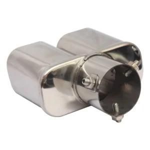 Накрайник №3384-4 за ауспух Двоен Ø 63мм