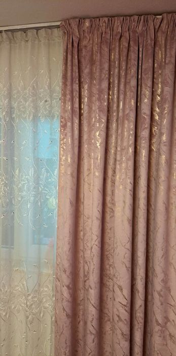 Draperii catifea  ,nisip și catifea imprimată