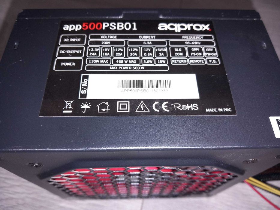 Sursa Approx APP500PSB01, 500W, ATX, clasica, fara alimentari Pci-e