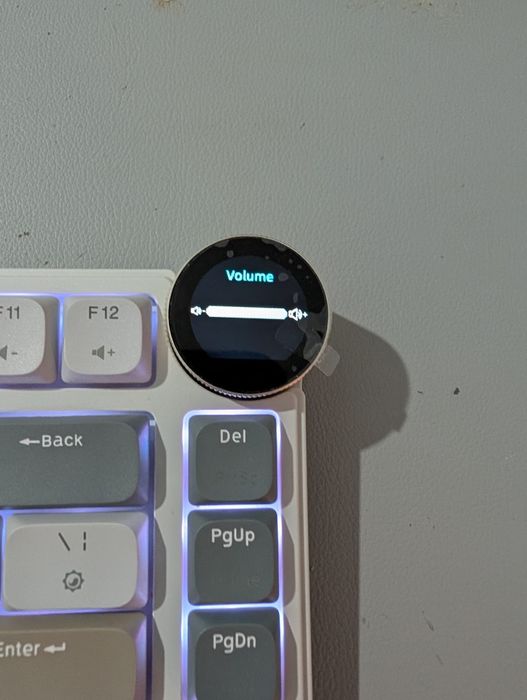 Tastatură Mecanică Low-Profile Royal Kludge RK N80, Ecran Smart, RGB, Tri-mode