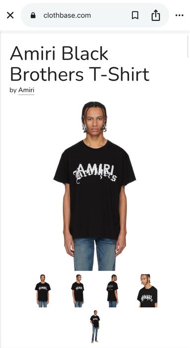 Тениска Amiri Brothers