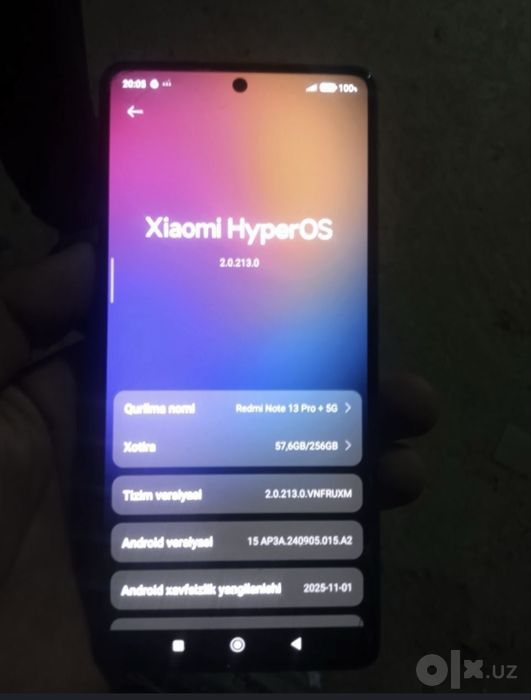 Redmi not 13. 256 tali