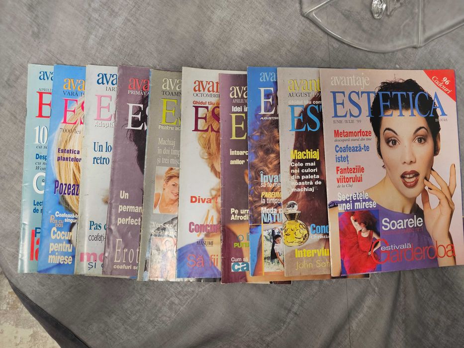 Lot Reviste Vintage (1995-2006) – Avantaje, Olivia, Cosmopolitan, Casa Lux și altele