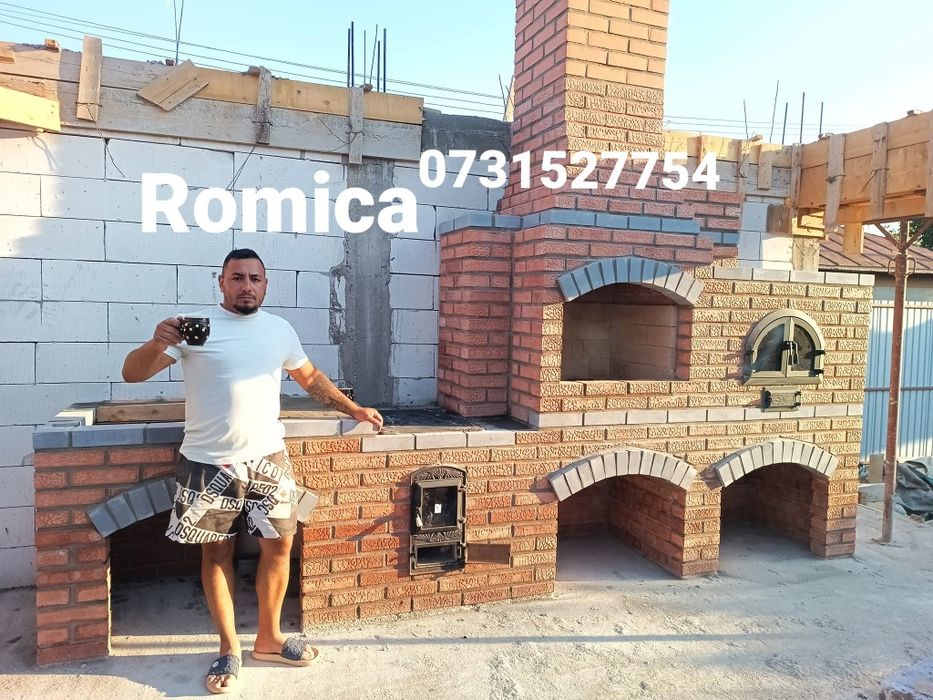 Grătare din cărămidă Grătare Rustice