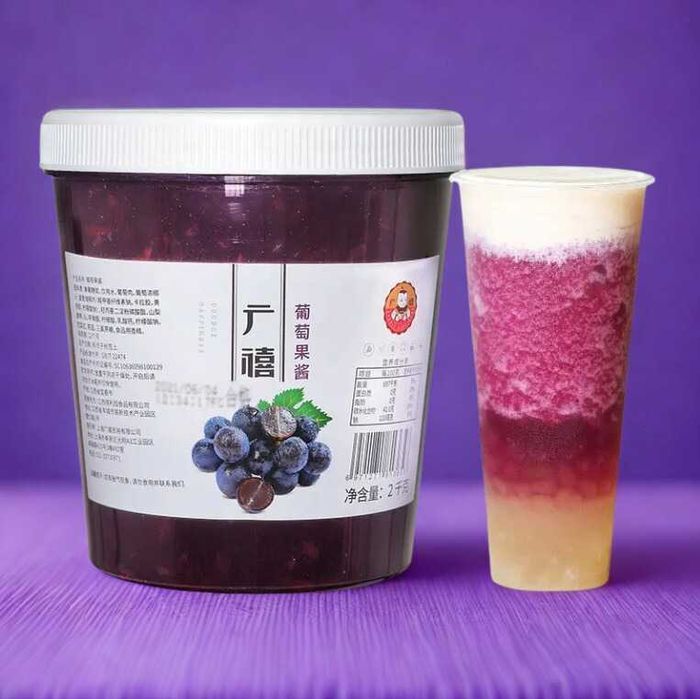 Джем фиолетовый виноград, для Бабл ти, чай с тапиокой, фруктовый